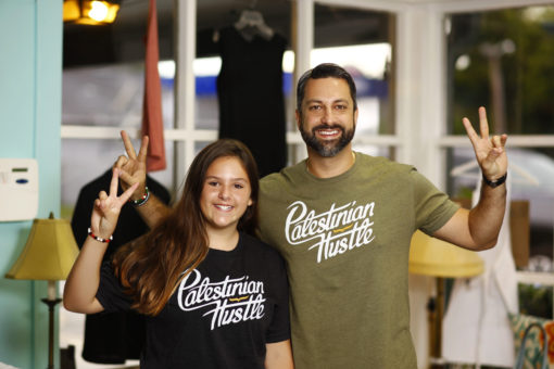 Palestinian T-Shirt - Military Green - Unisex Shirt - Palestinian Hustle - Clothing to Spread Love, Help Others & Always Hustle