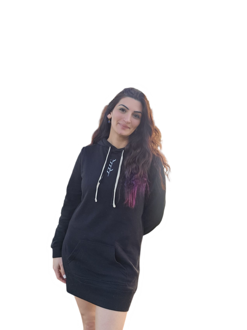 Resistance (Muqawama) Black Hoodie Dress - Image 7