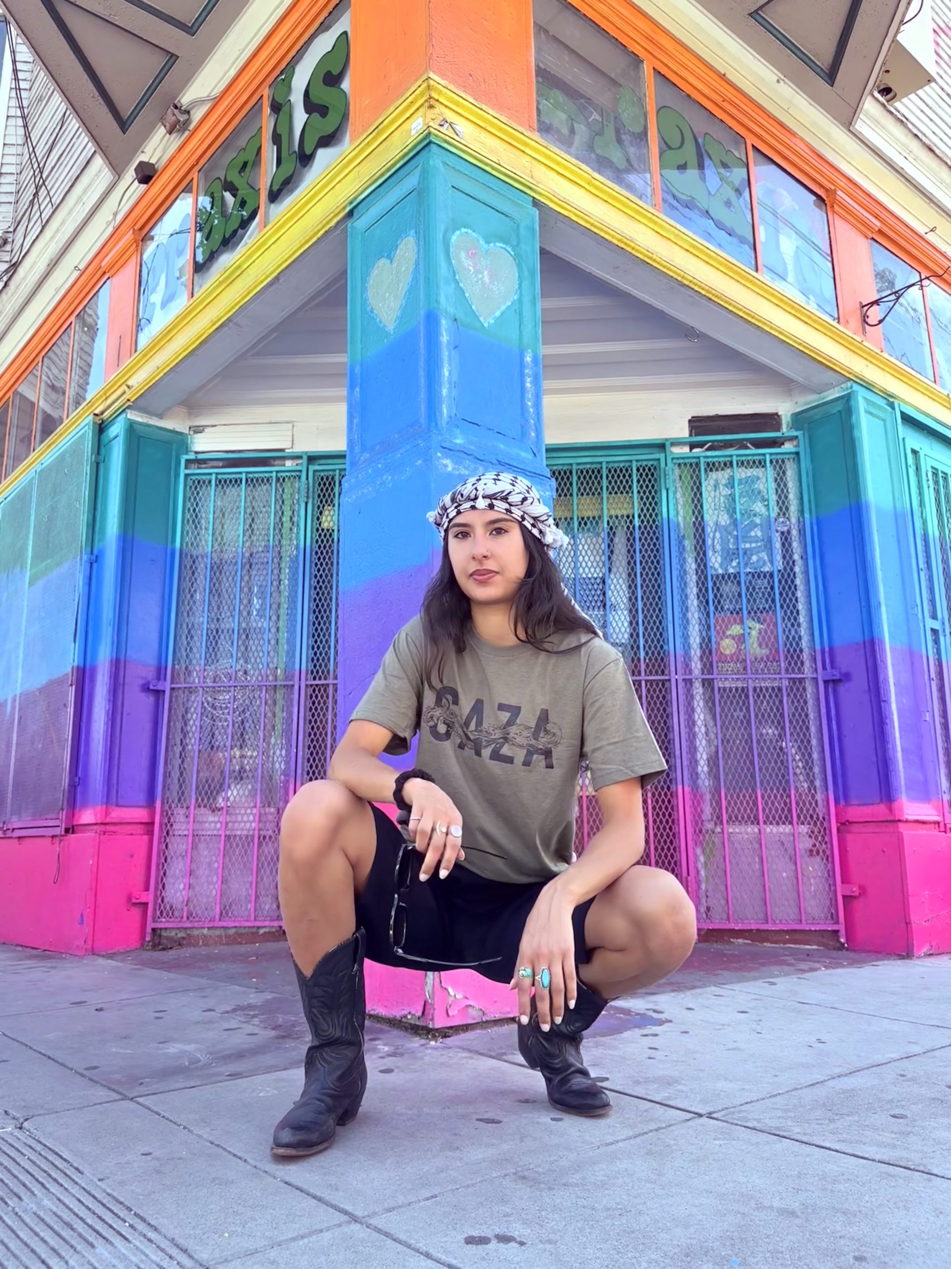 Gaza Waves Unisex Tee - Image 3